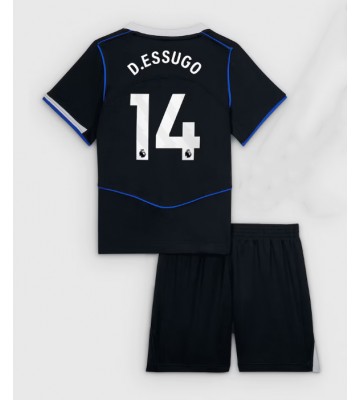Chelsea Dario Essugo #14 Tredjeställ Barn 2025-26 Kortärmad (+ Korta byxor)